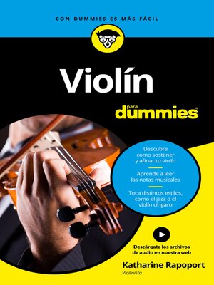 cover image of Violín para Dummies